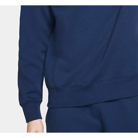 NWT NIKE Men's Nsw Club Crew, Midnight Navy/White, XX-Large - Picture 5 of 6